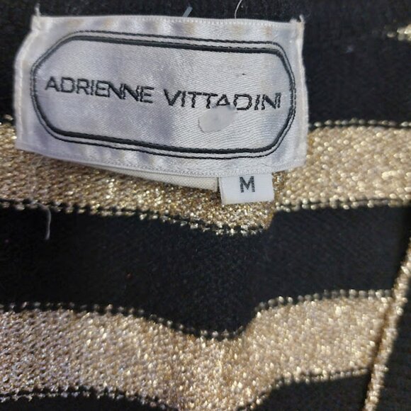 Gold and Black Striped Sweater Size 1X - Picture 6 of 6